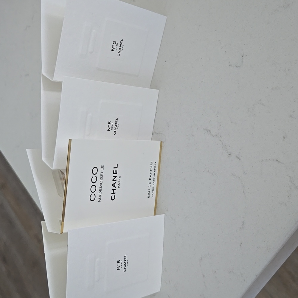New Set Of Chanel Coco Mademoiselle and No. 5 L'EAU  Set samples 4x